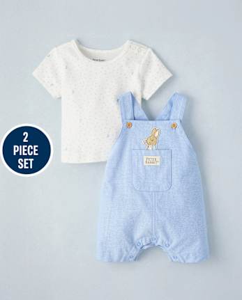 Baby Boys Peter Rabbitâ¢ Overalls