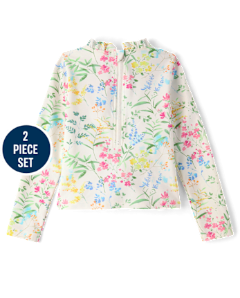 Maillot de bain tankini fleuri pour filles - Boutique de maillots de bain