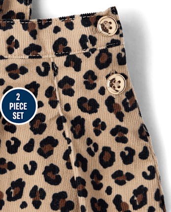 Baby Girls Leopard 2-Piece Outfit Set - The Leopard Edit