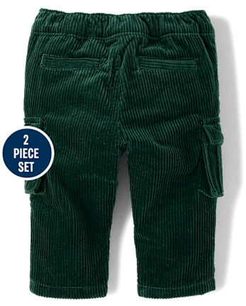 Baby Boys Plaid 2-Piece Outfit Set - Tartan Remix - FAIR IVORY