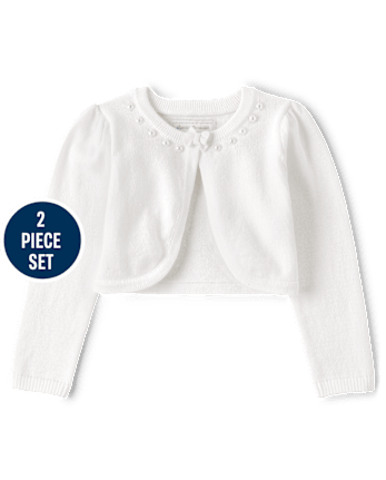 Conjunto de 2 piezas de vestido de satén para niñas - All Dressed Up