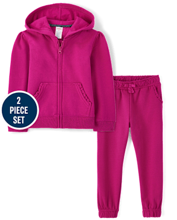 Girls Fleece 2-Piece Outfit Set - Uniform