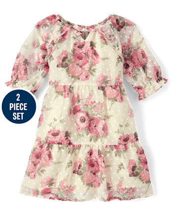 Girls Floral 2-Piece Outfit Set - Highland Hills