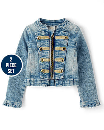 Girls Floral Pleated 2-Piece Outfit Set - Highland Hills