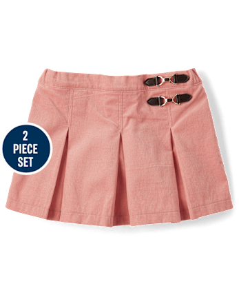 Girls Embroidered Hedgehog 2-Piece Outfit Set - Highland Hills