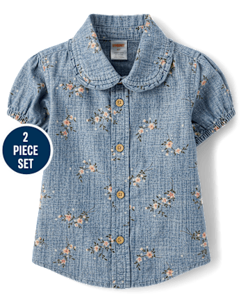 Girls Braided 2-Piece Outfit Set - Highland Hills