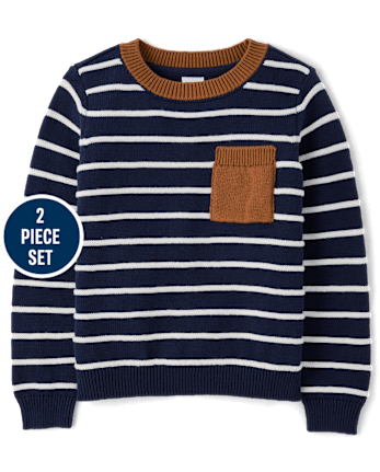 Boys Striped 2-Piece Outfit Set - Highland Hills