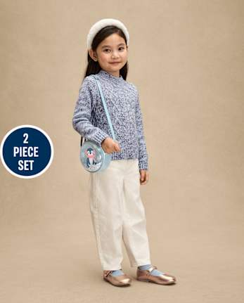 Girls Stitched 2-Piece Outfit Set - First Frost