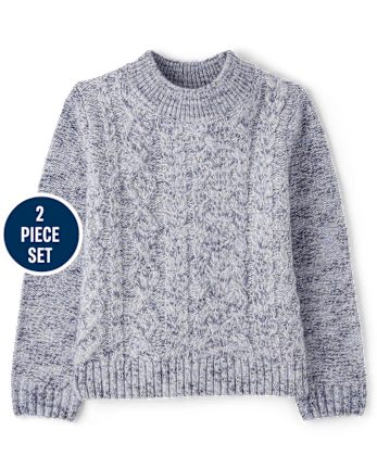 Girls Stitched 2-Piece Outfit Set - First Frost