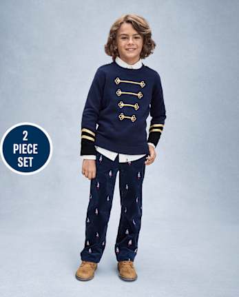 Boys Embroidered Nutcracker 2-Piece Outfit Set - New York City Ballet by GYMBOREE