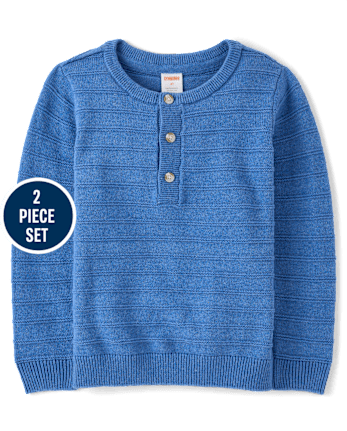 Boys Striped Linen-Blend 2-Piece Outfit Set - Linen Edit