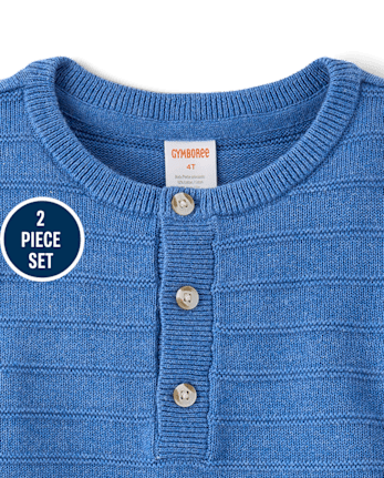 Boys Striped Linen-Blend 2-Piece Outfit Set - Linen Edit