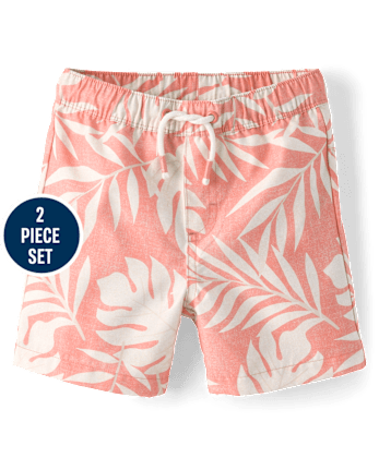 Boys Tropical Rashguard Swimsuit - Swim Shop