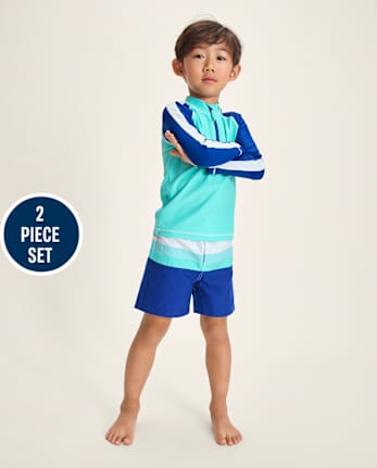 Boys Colorblock Swimsuit - Swim Shop