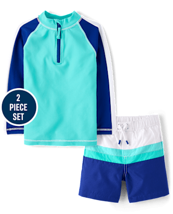 Boys Colorblock Swimsuit - Swim Shop
