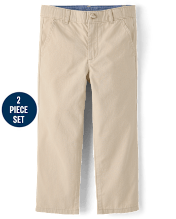 Boys Embroidered Bunny 2-Piece Outfit Set - Enchanted Garden