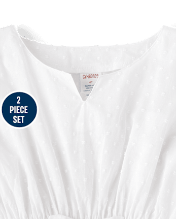 Girls Polka Dot 2-Piece Swim Set - Swim Shop