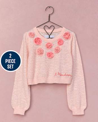 Girls Rosette 2-Piece Outfit Set - Marchesa Mini x Gymboree