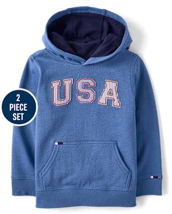 Kids Applique USA 2-Piece Outfit Set - Nantucket Charm