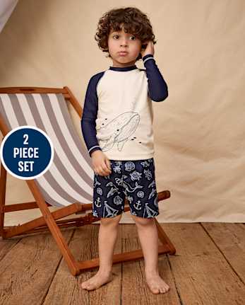 Boys Sea Creature Swimsuit - Swim Shop