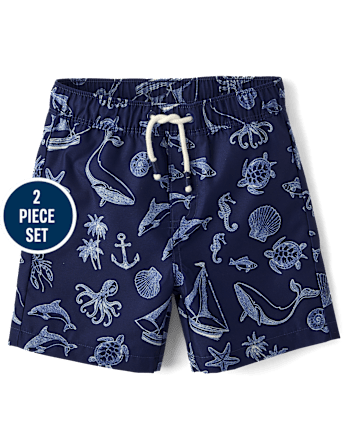 Boys Sea Creature Swimsuit - Swim Shop