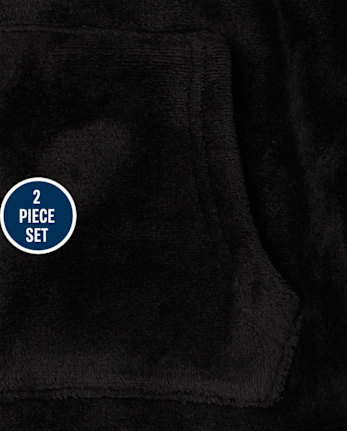 Tween Girls Rainbow Leopard Cozy Fleece Pajamas