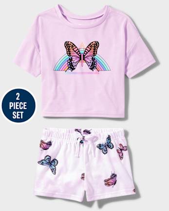 Tween Girls Butterfly Pajamas