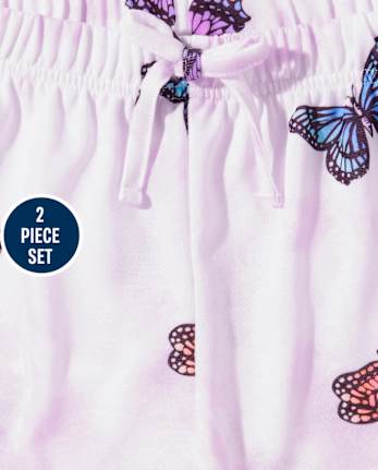 Tween Girls Butterfly Pajamas