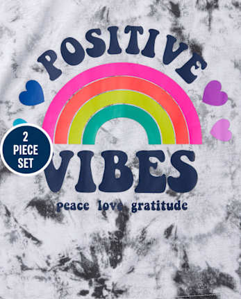 Pijama súper suave para niñas Tween Tie Dye Vibes