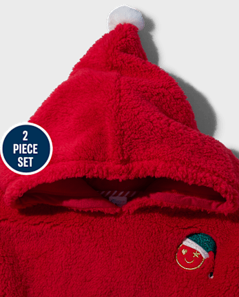 Conjunto de pijama navideño acogedor para niña