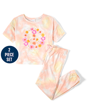 Pijamas de paz para niñas preadolescentes