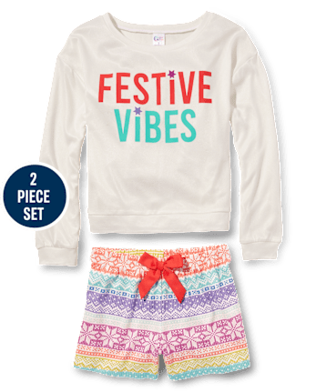 Pijama Tween Niña Festive Vibes
