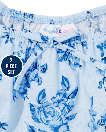 Tween Girls Floral 2-Piece Outfit Set