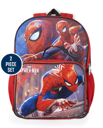 Marvel Avengers Boys' 2-Piece Backpack Lunchbox Set - Red/Multi, One Size