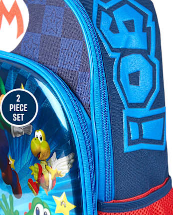 Boys Light Up Mario And Luigi Backpack