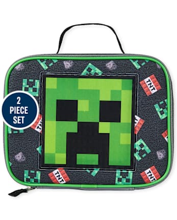 Ensemble sac à dos et boîte à lunch Minecraft pour garçons