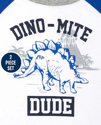 Baby And Toddler Boys Dino Mite Outfit Set