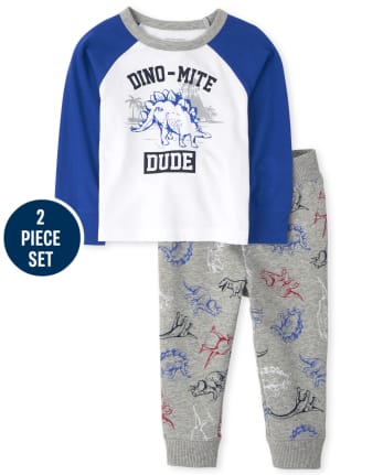 Baby And Toddler Boys Dino Mite Outfit Set