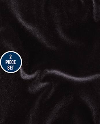 Toddler Girls Buffalo Plaid Outfit Set