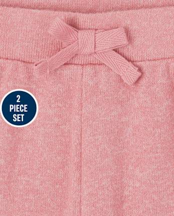 Ensemble de tenue de pull léger Crown pour petites filles