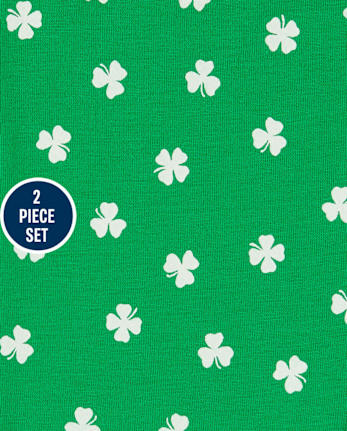 Conjunto de 2 piezas para niñas pequeñas del Día de San Patricio