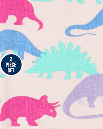 Toddler Girls Dino 2-Piece Set