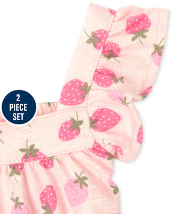 Toddler Girls Strawberry 2-Piece Set