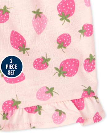 Toddler Girls Strawberry 2-Piece Set