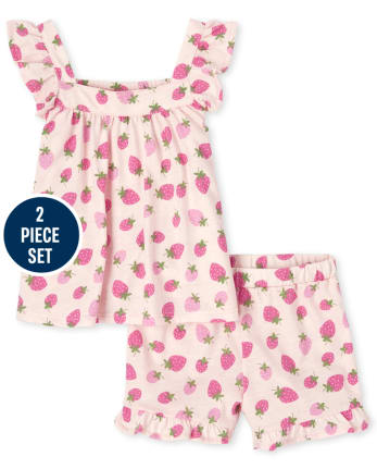 Toddler Girls Strawberry 2-Piece Set