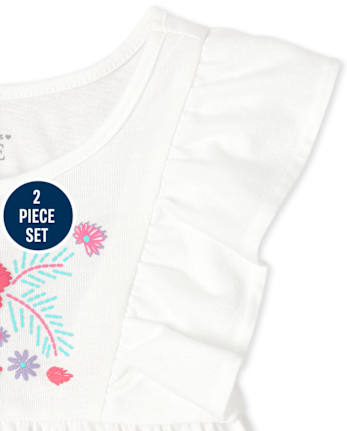 Toddler Girls Floral 2-Piece Set