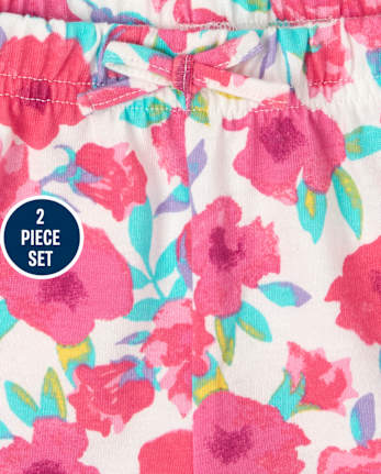 Toddler Girls Floral 2-Piece Set