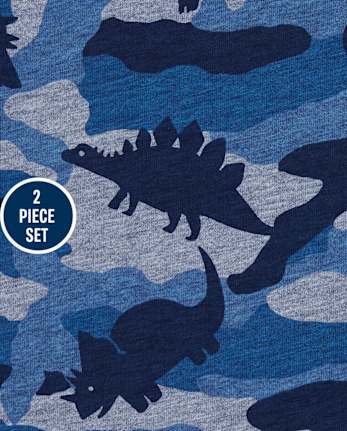 Ensemble de tenue Dino Camo pour bébé et tout-petit garçon