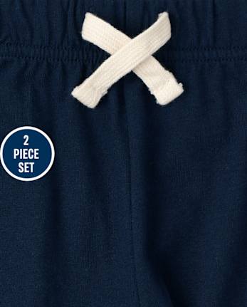 Baby And Toddler Boys Graphic 2-Piece Set