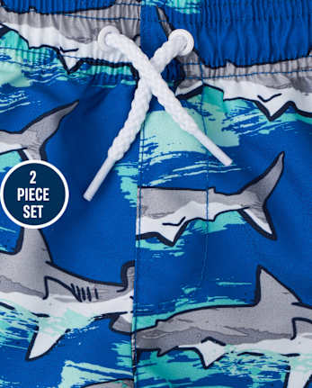 Baby And Toddler Boys Shark Swimsuit